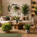 Artificial snake plant adding natural-looking greenery to a bedroom or office