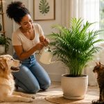 A healthy parlor palm thrives indoors with filtered light, appropriate moisture, warmth, and good drainage.